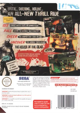 The House of The Dead- Overkill box cover back